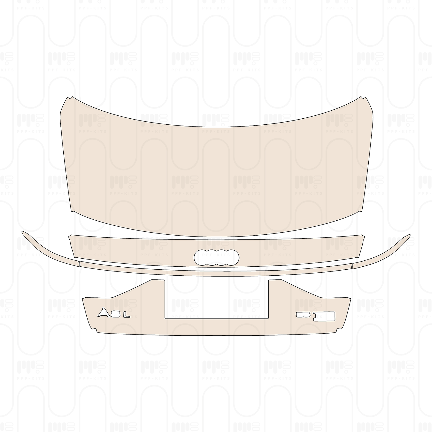 Pre-Cut PPF Audi A8 L (Extended Wheelbase) Base 2023