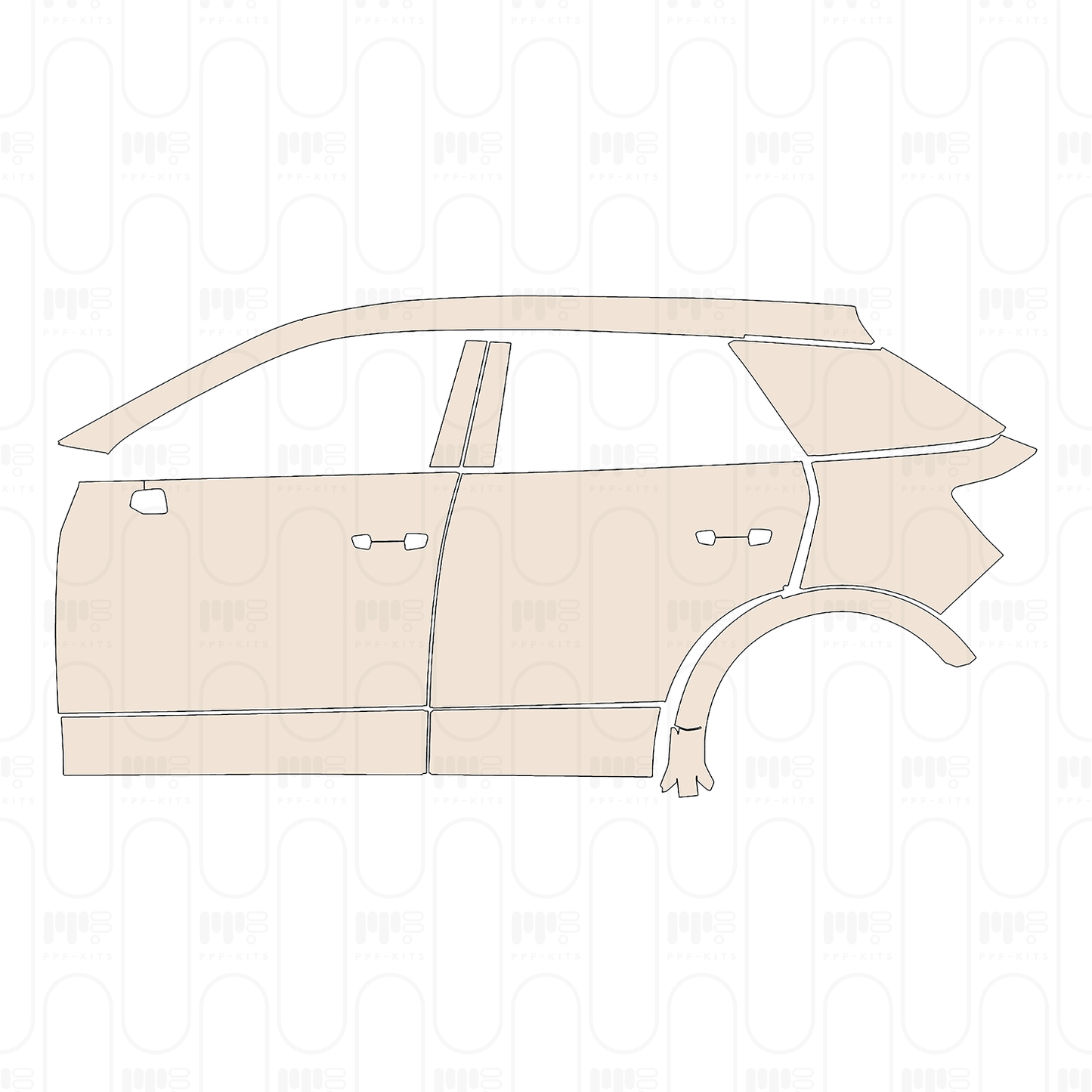 Pre-Cut PPF Audi Q2 Base 2022