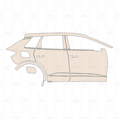Pre-Cut PPF Audi Q4 e-tron SUV Sline 2024