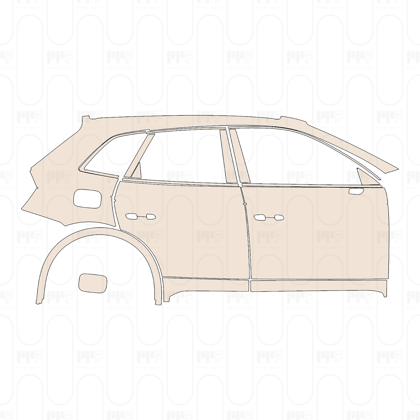 Pre-Cut PPF Audi Q5 Standard Wheelbase Base 2022