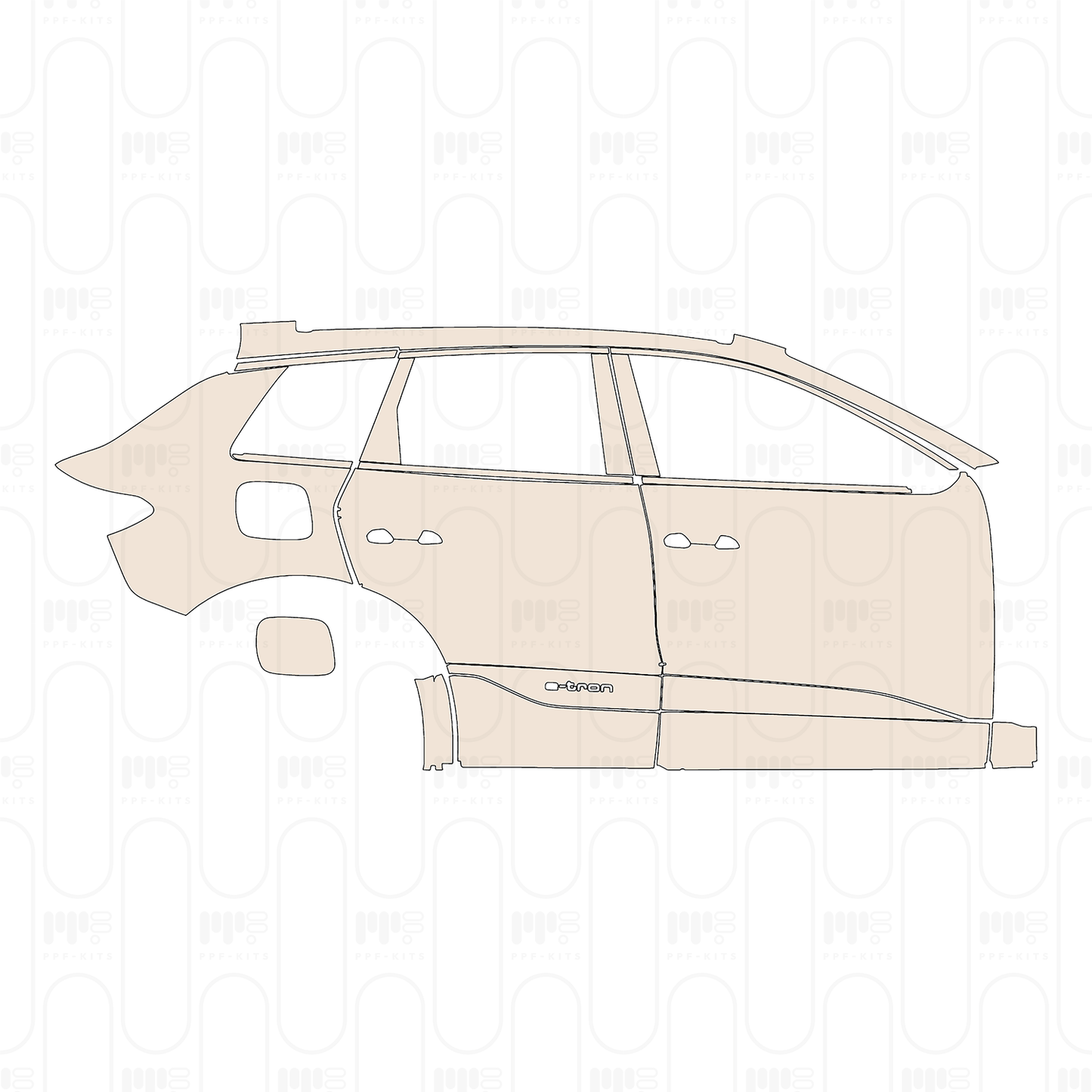 Pre-Cut PPF Audi Q6 e-tron SUV Base 2024