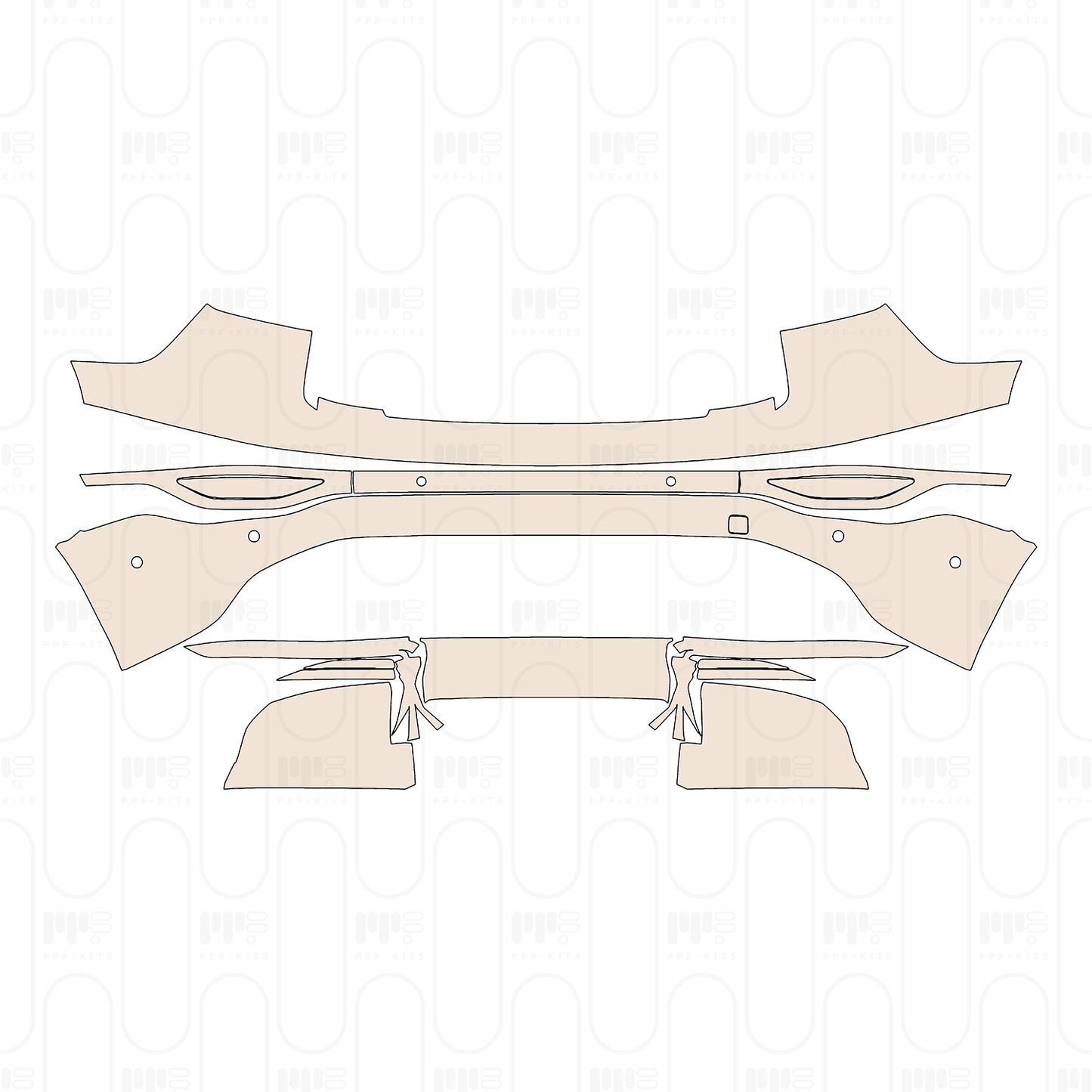 Pre-Cut PPF Audi Q6 e-tron Sportback S-Line 2024