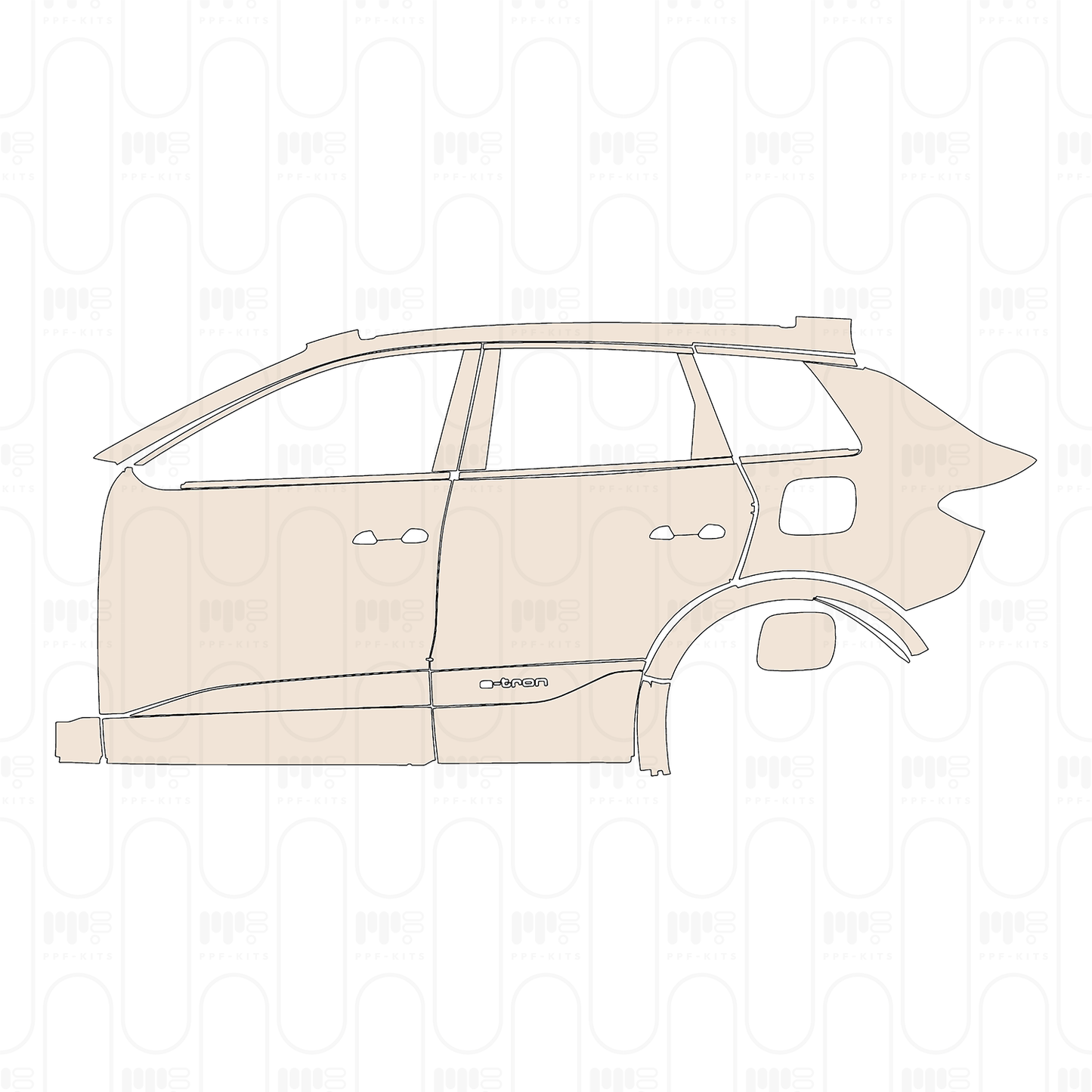 Pre-Cut PPF Audi Q6 e-tron SUV S-Line 2024