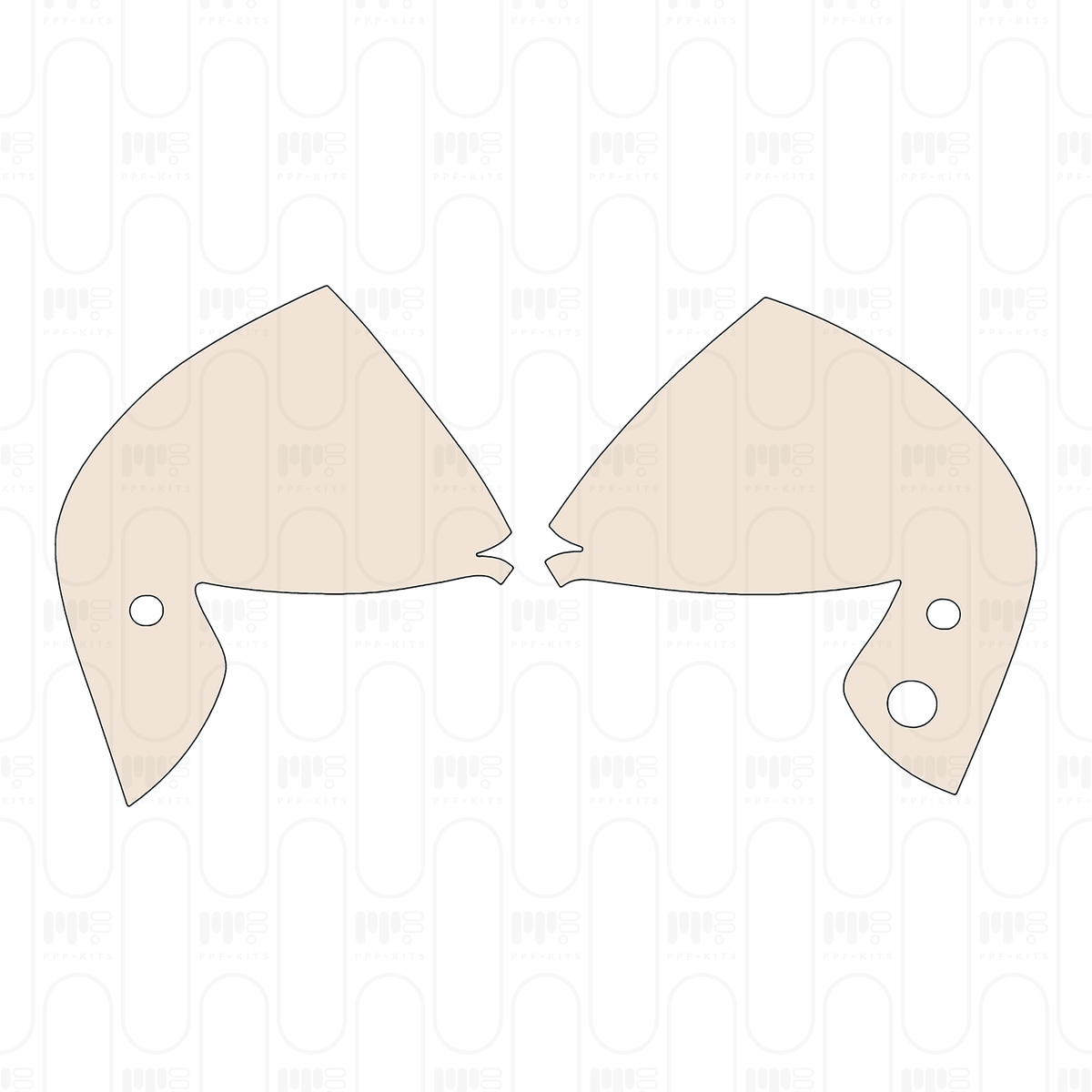 Pre-cut PPF pattern: Mirror - BYD