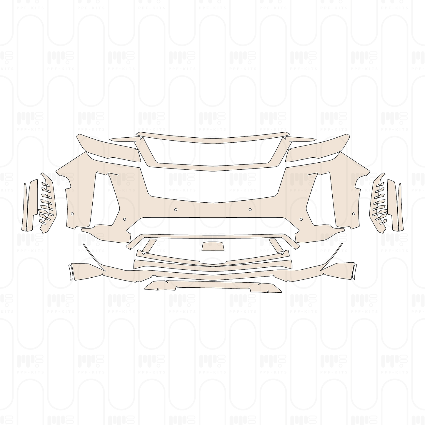 Pre-Cut PPF Cadillac Escalade-V Standard Wheelbase 2023