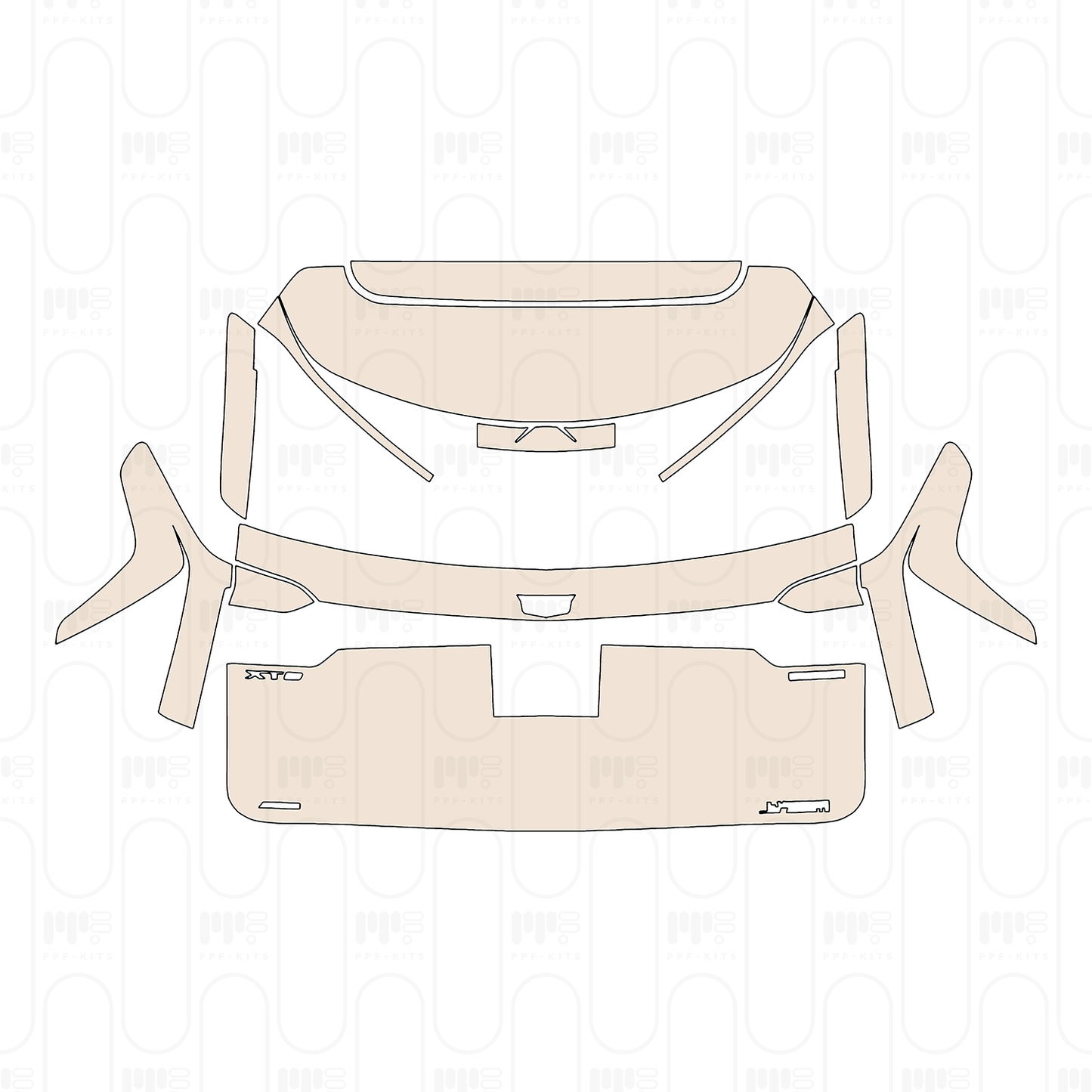 Pre-Cut PPF Cadillac XT6 Luxury 2023