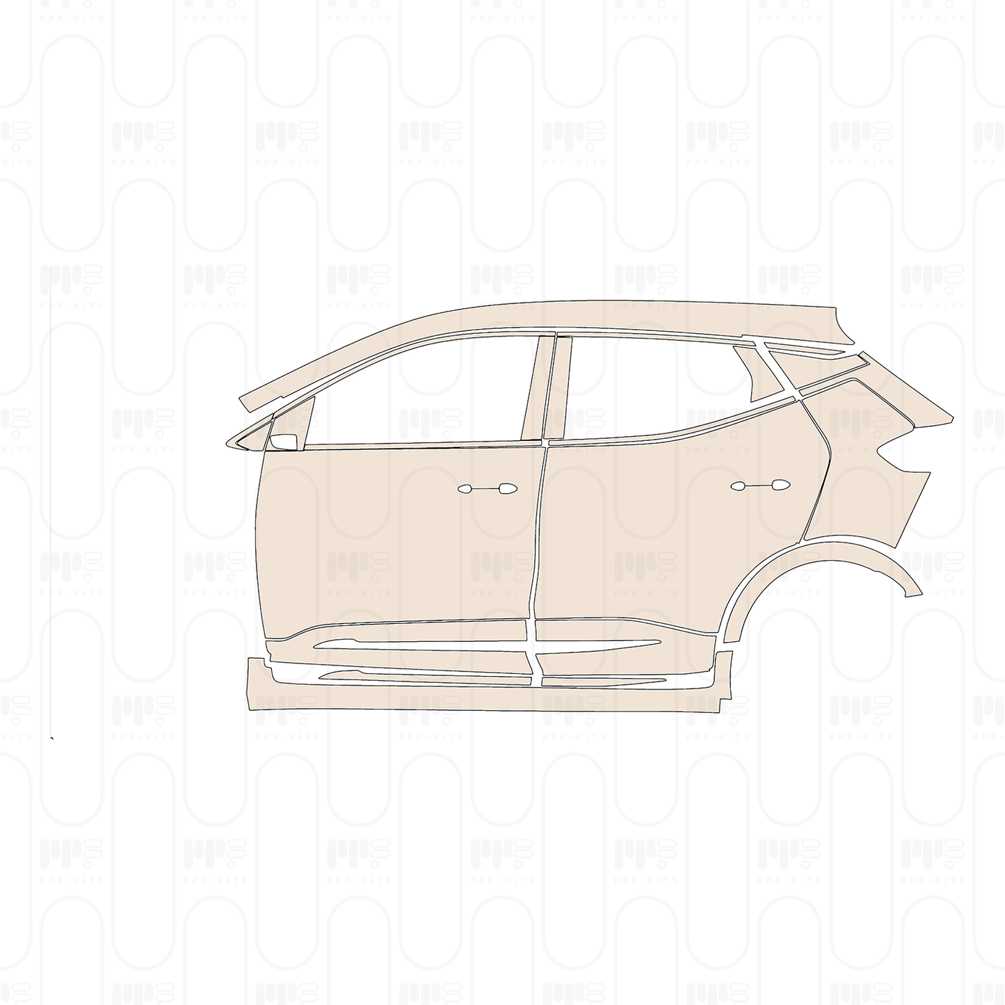 Pre-Cut PPF Chevrolet Bolt EUV Premier 2022
