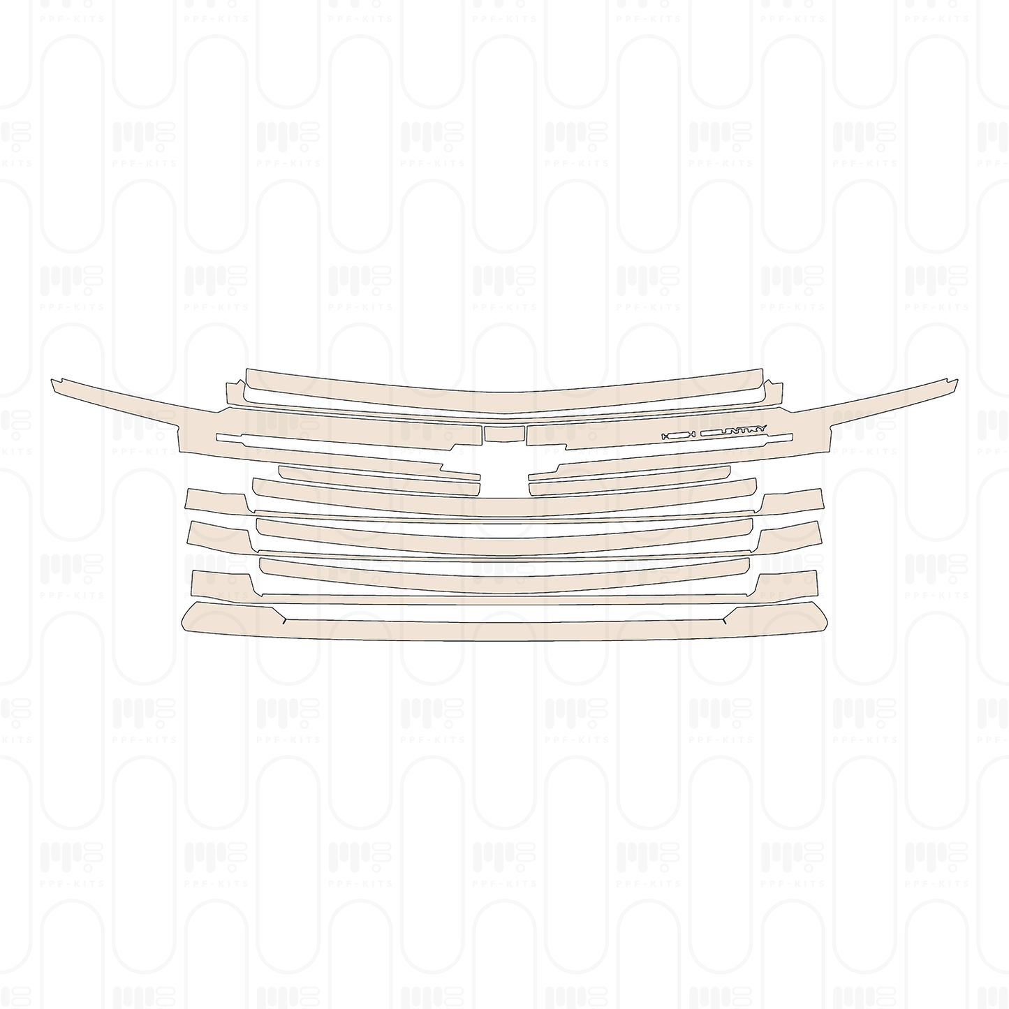 Pre-Cut PPF Chevrolet Suburban High Country 2022