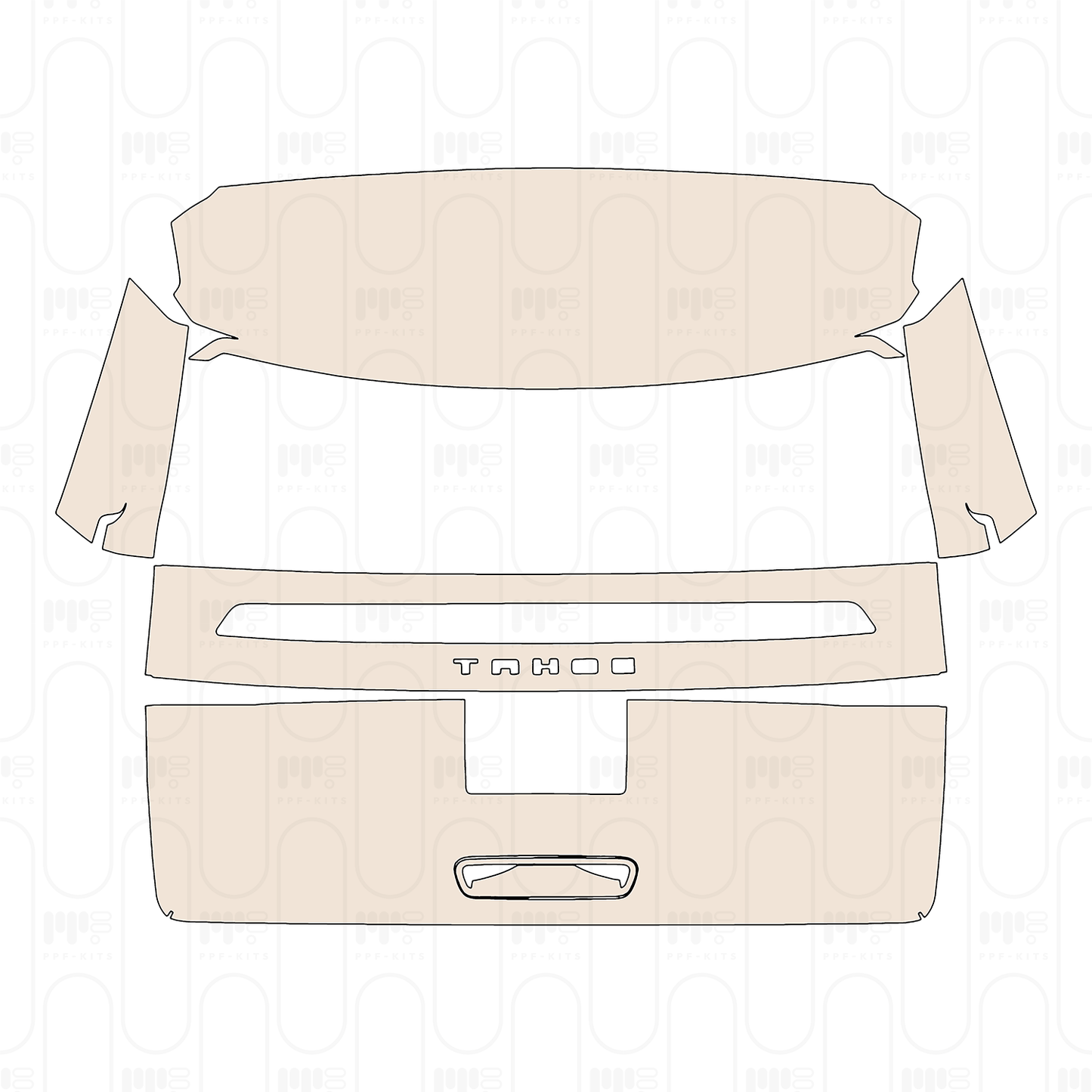 Pre-Cut PPF Chevrolet Tahoe LS 2022