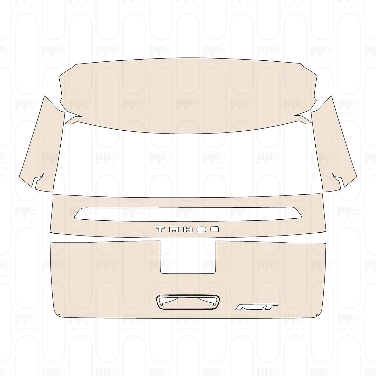 Pre-Cut PPF Chevrolet Tahoe RST 2022