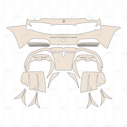 Pre-Cut PPF Ferrari 296 GTB 2023