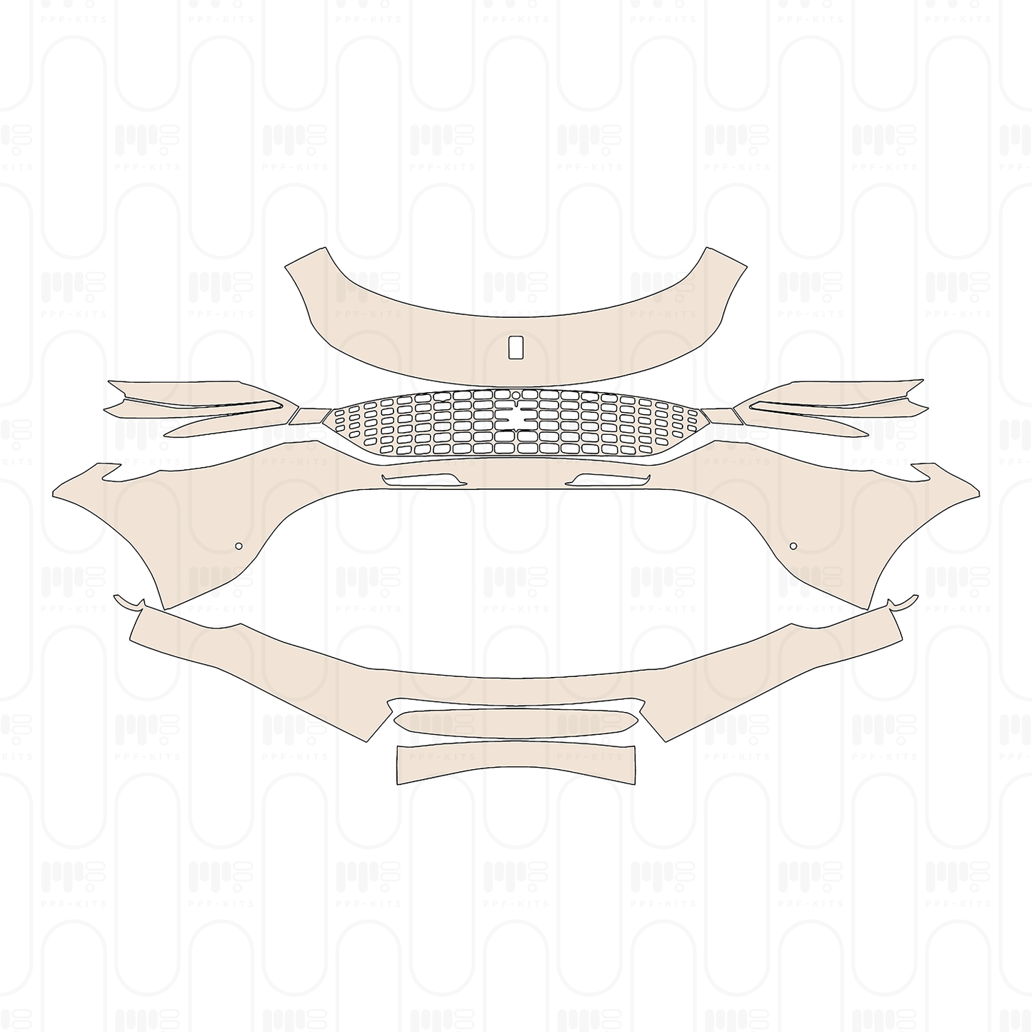 Pre-Cut PPF Ferrari Roma Spider 2023