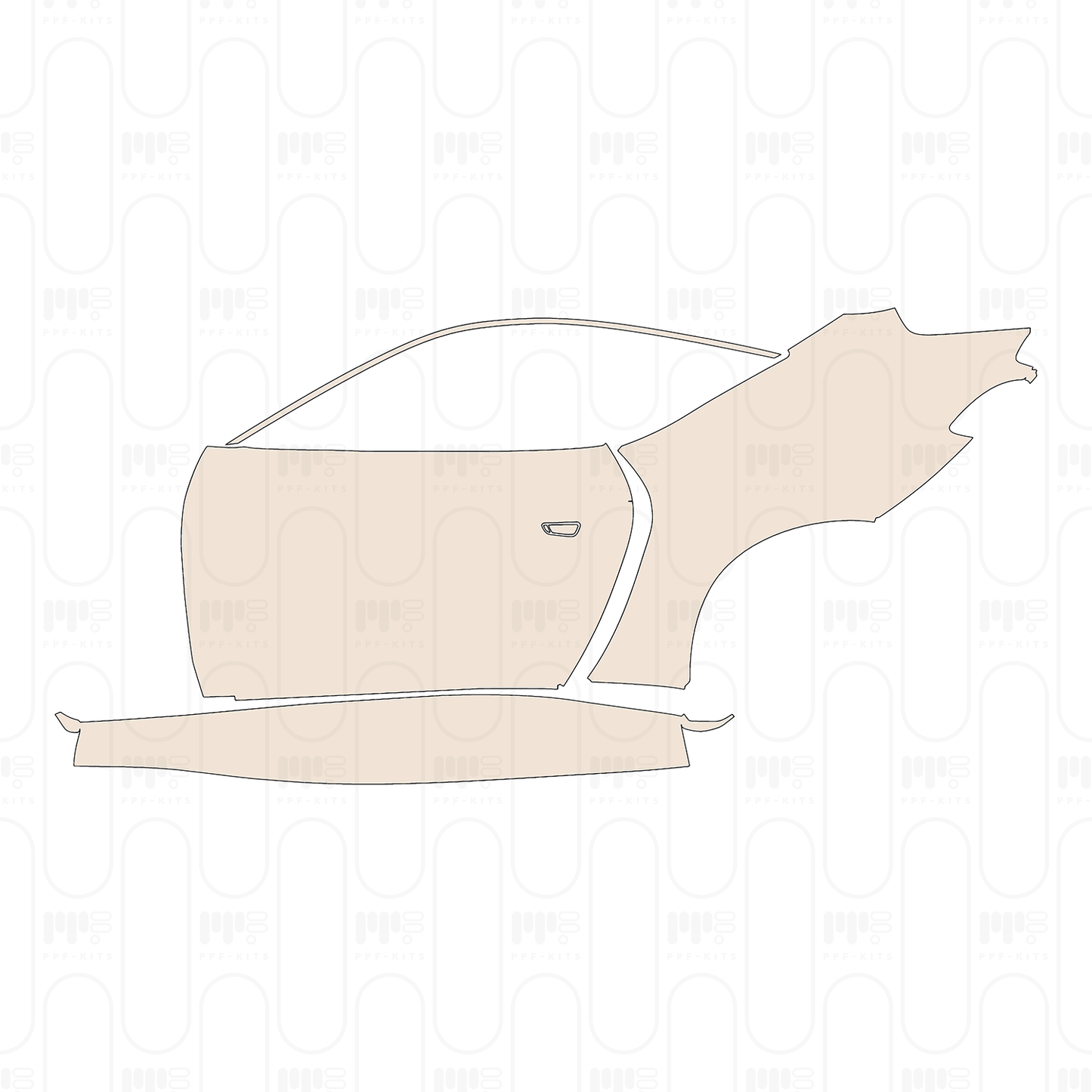 Pre-Cut PPF Ferrari Roma Coupe 2023