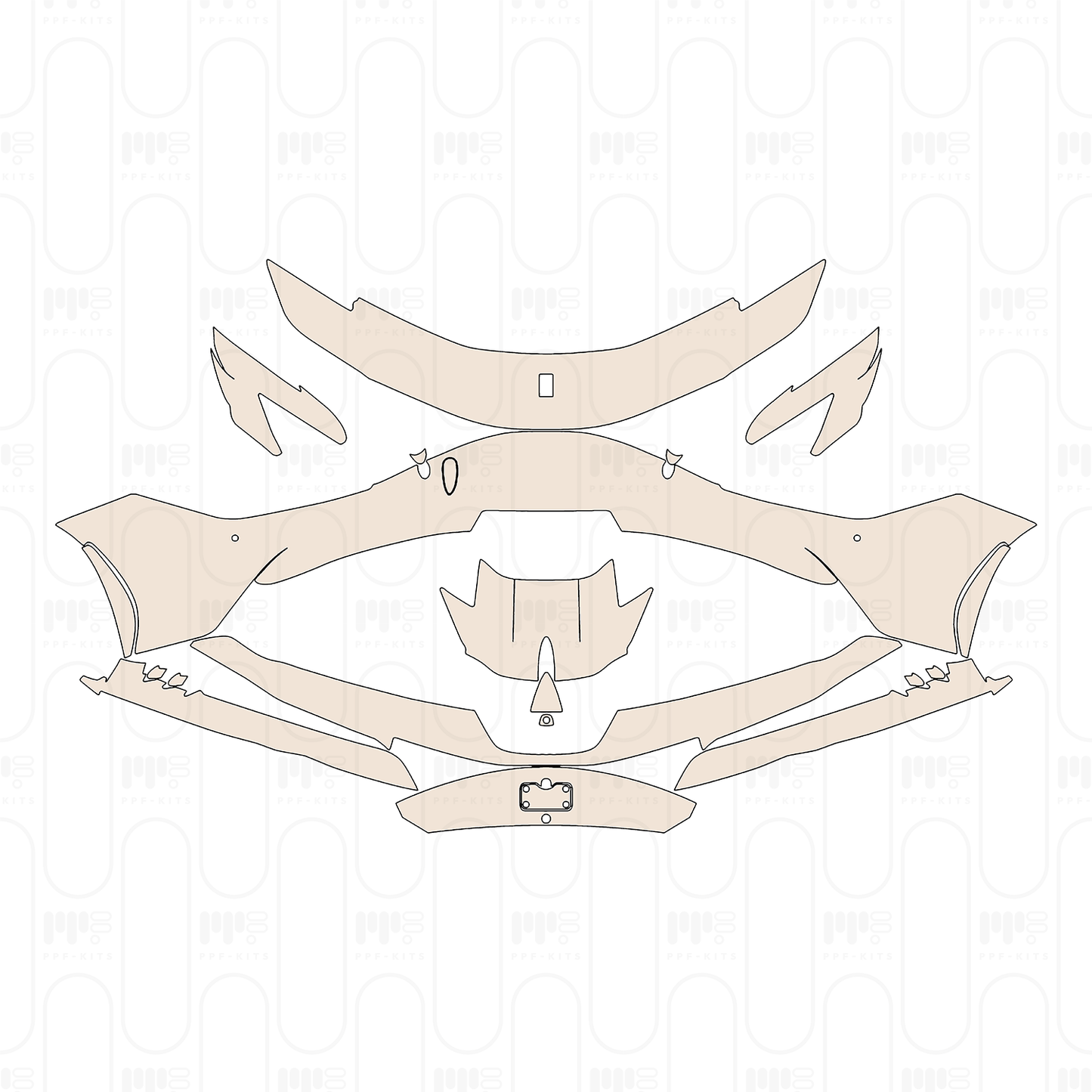 Pre-Cut PPF Ferrari SF90 Spider 2022
