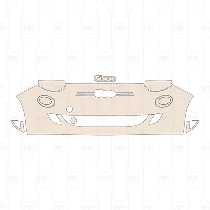 Pre-Cut PPF Fiat 500e 2 door Base Coupe 2024