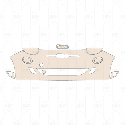 Pre-Cut PPF Fiat 500e 2 door La Prima Cabriolet 2022