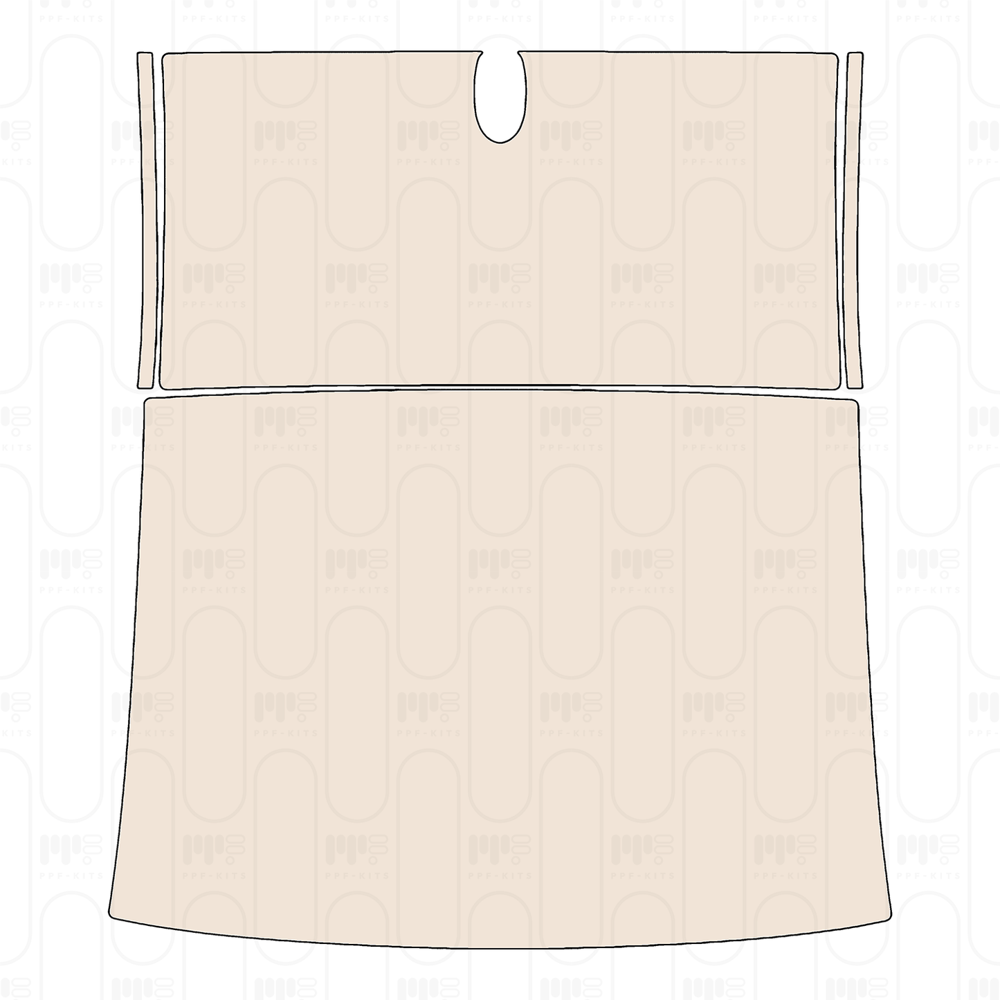 Pre-Cut PPF Fiat 500e 2 door Base Coupe 2024