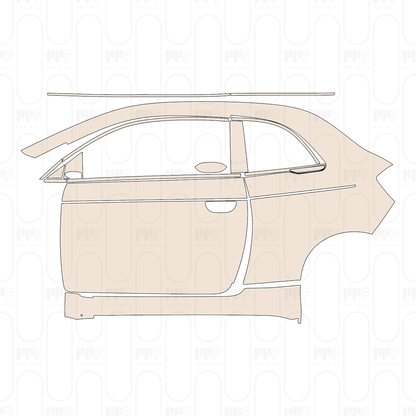 Pre-Cut PPF Fiat 500e 2 door La Prima Cabriolet 2022