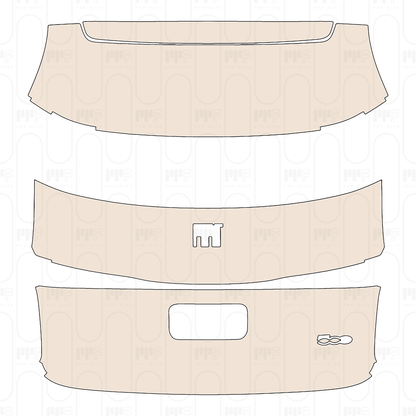 Pre-Cut PPF Fiat 500e 2 door Base Coupe 2024