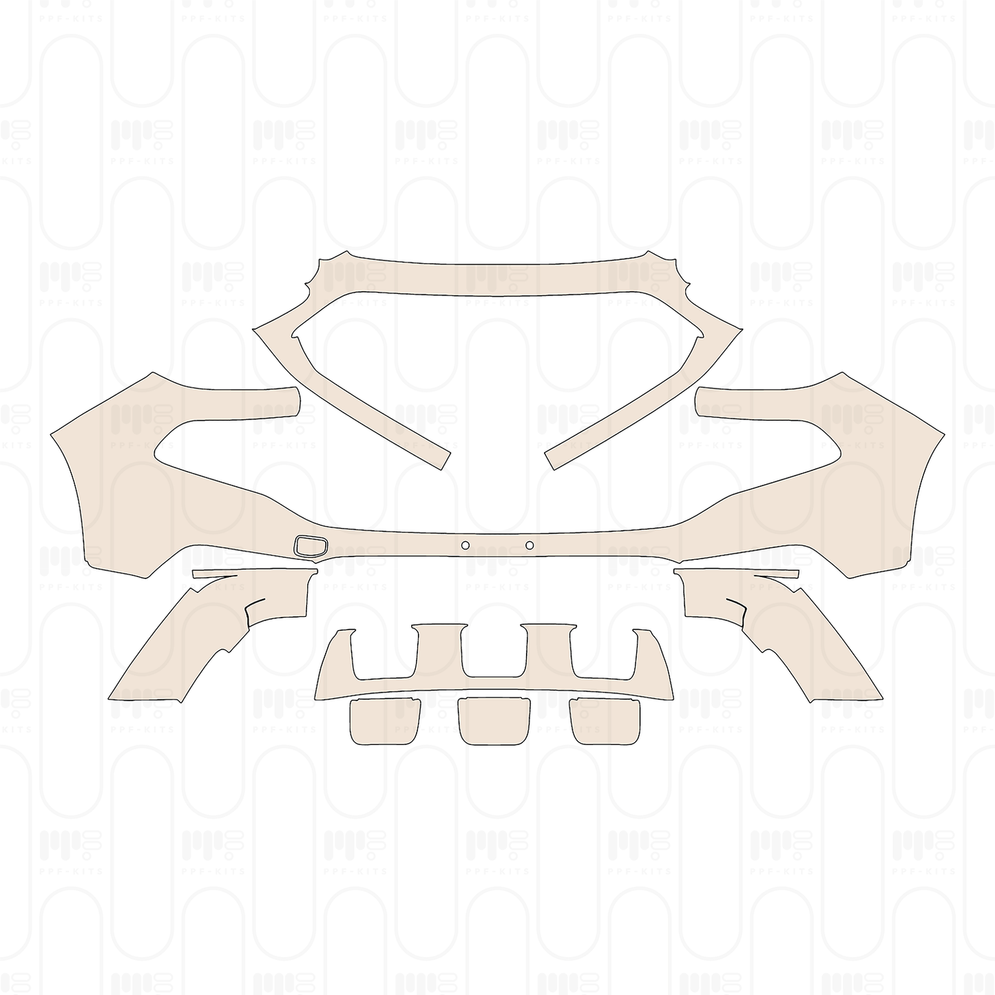 Pre-Cut PPF Fiat Toro 2023