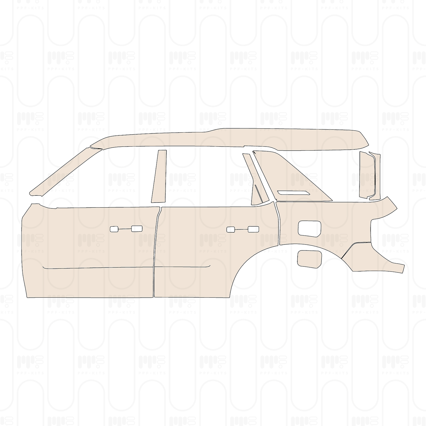 Pre-Cut PPF Ford Bronco Sport Base 2022