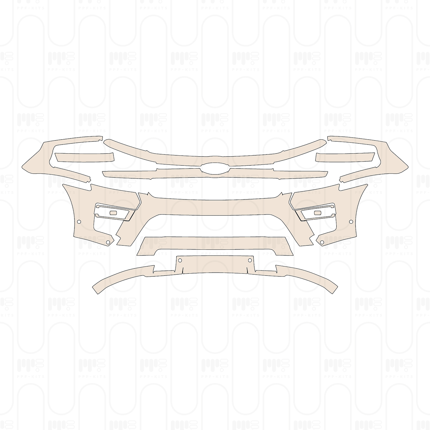 Pre-Cut PPF Ford Expedition Extended Wheelbase Platinum 2022