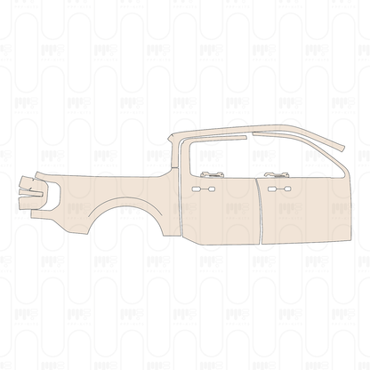 Pre-Cut PPF Ford Maverick XL 2022
