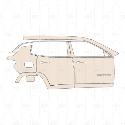 Pre-Cut PPF JEEP Compass Limited 2022