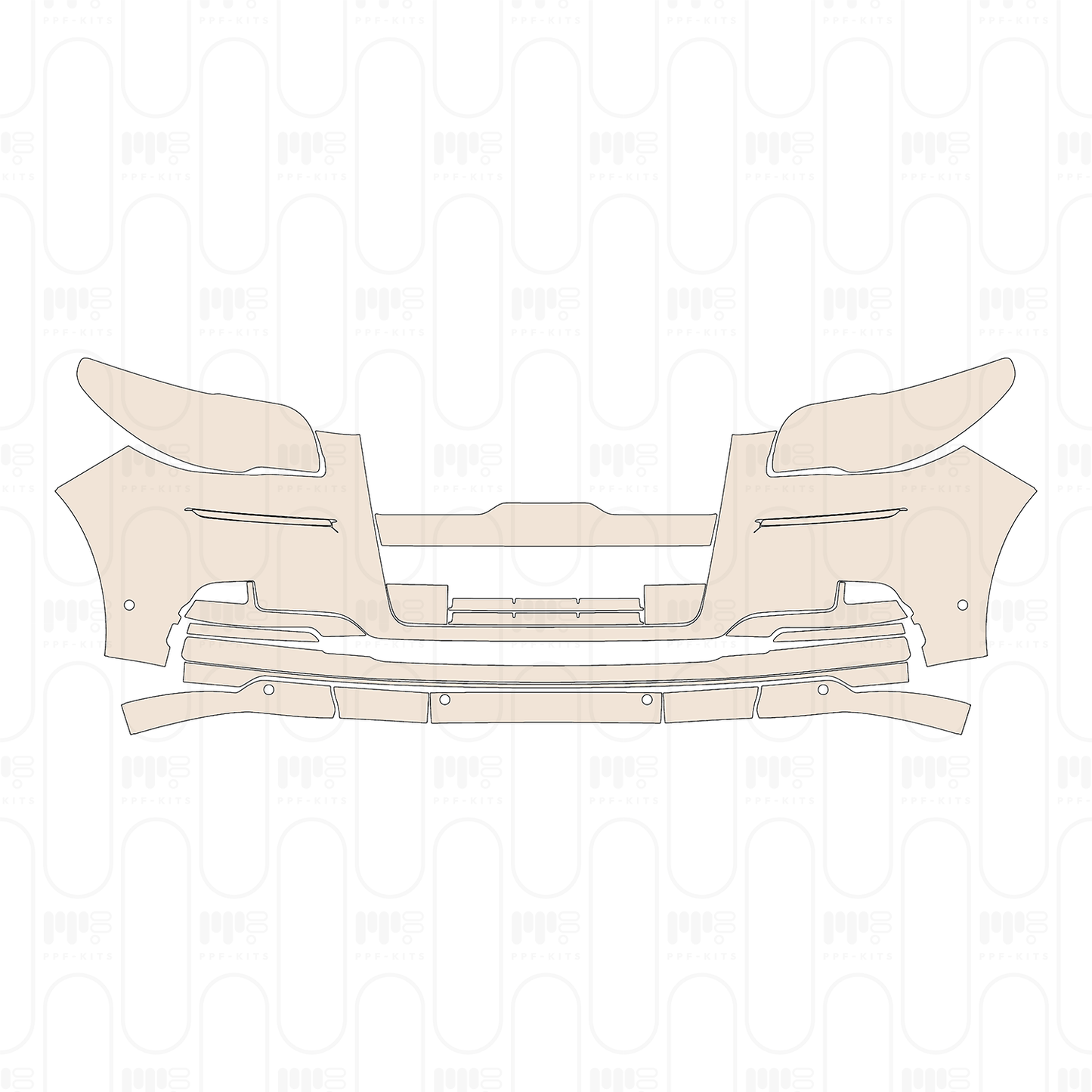 Pre-Cut PPF Lincoln Navigator Standard Wheelbase 2023