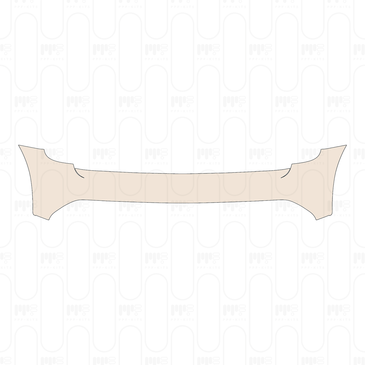 Pre-cut PPF pattern: Rear Bumper - Mini