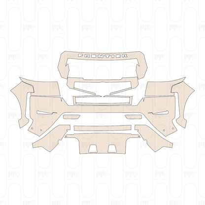 Pre-Cut PPF Nissan Frontier Crew Cab Pro-4X 2022