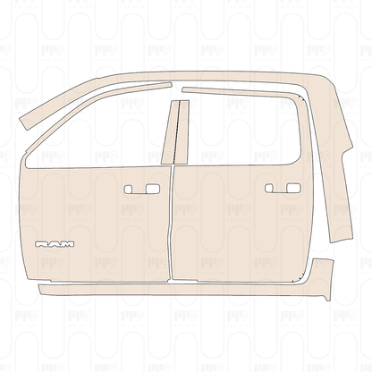 Pre-Cut PPF RAM Trucks 1500 Crew Cab Limited 2023