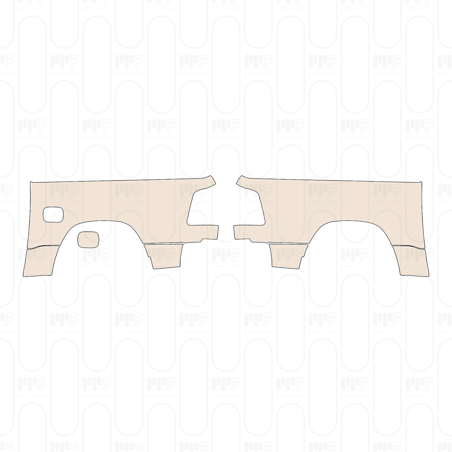 Pre-Cut PPF RAM Trucks 1500 Crew Cab Tradesman 2024