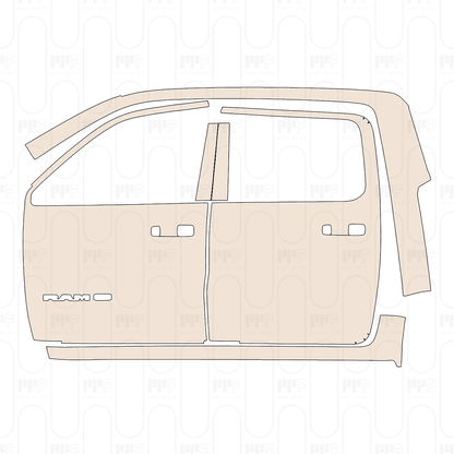 Pre-Cut PPF RAM Trucks 1500 Crew Cab Limited Longhorn 2023