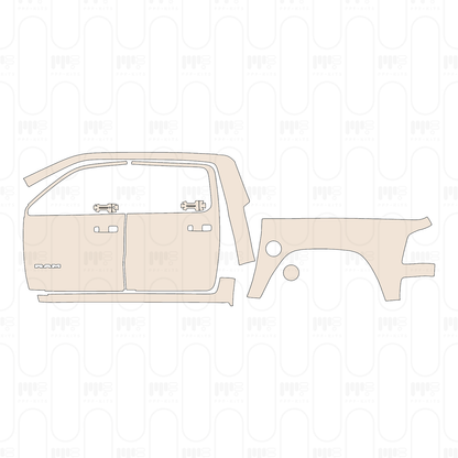 Pre-Cut PPF RAM Trucks 1500 TRX 2023