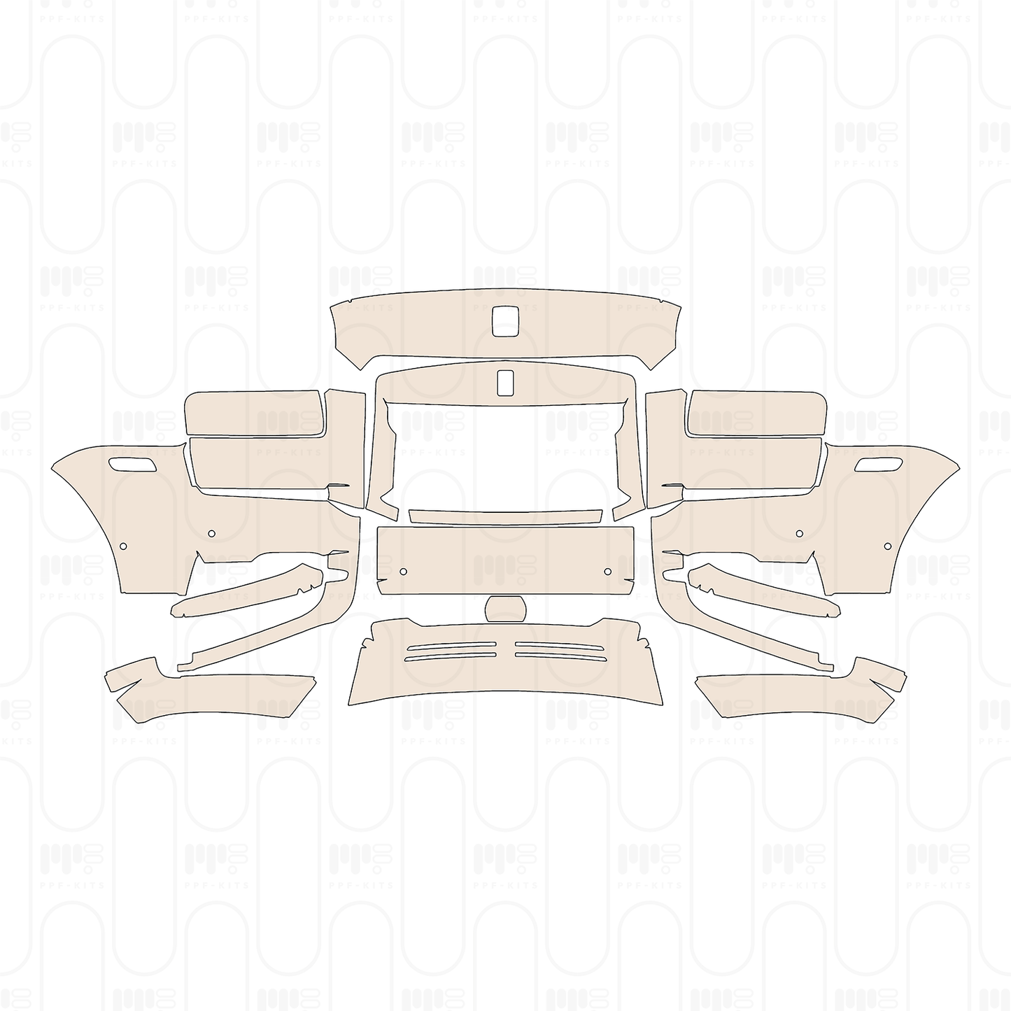 Pre-Cut PPF Rolls-Royce Cullinan 2021