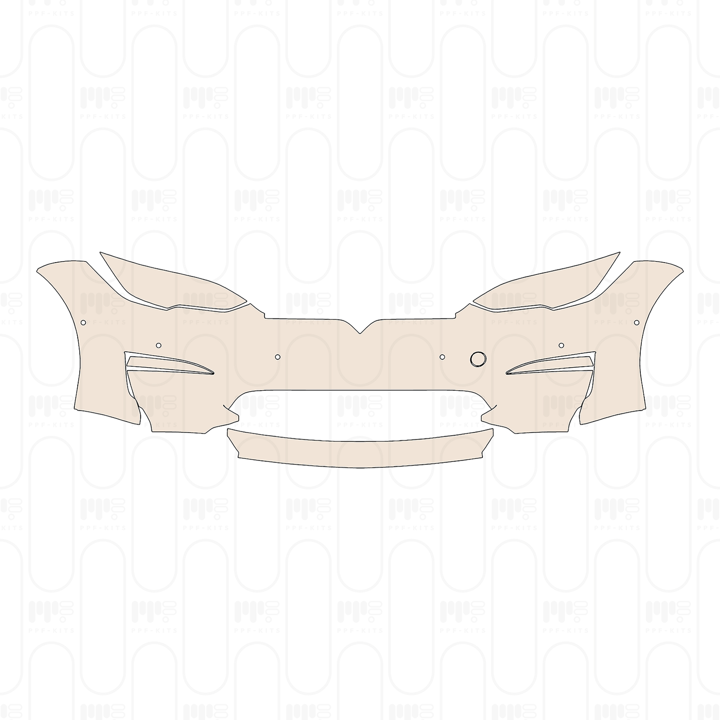 Pre-Cut PPF Tesla Model S Base 2024