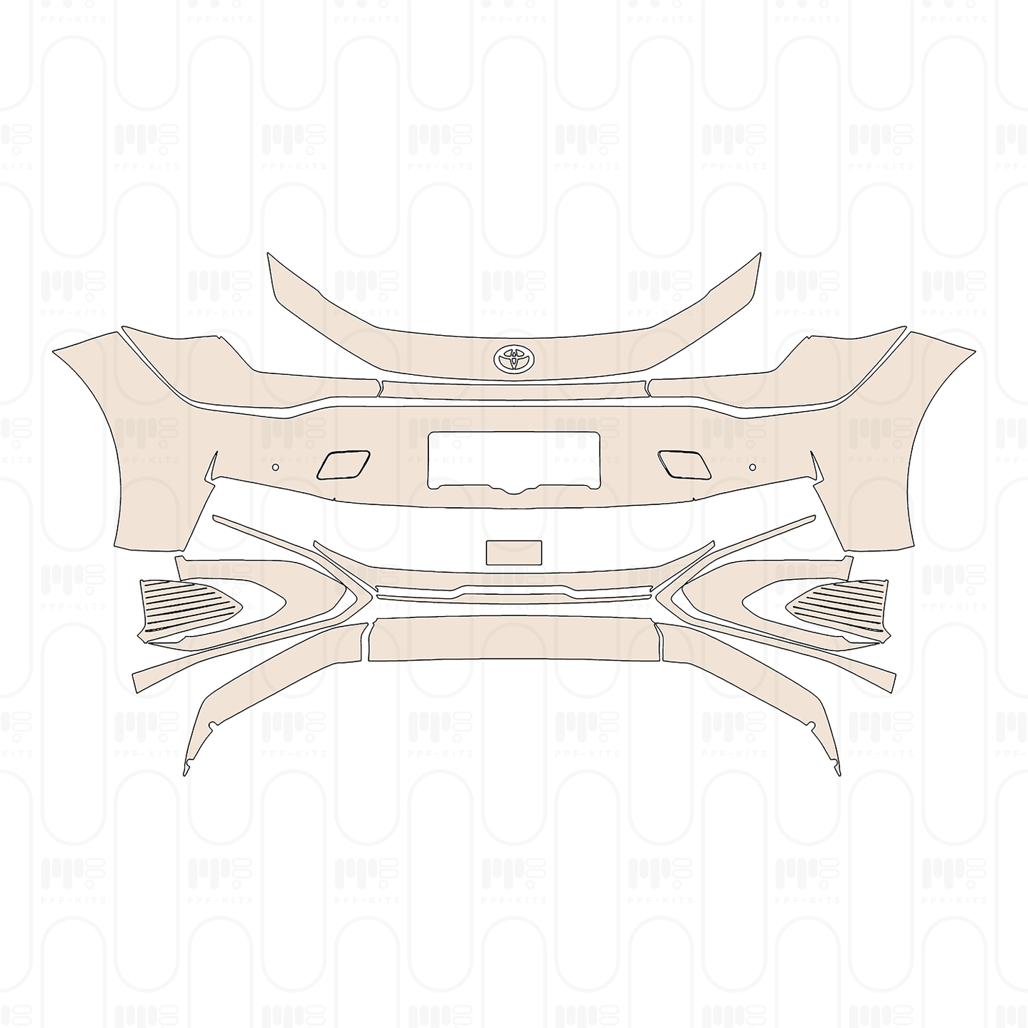 Pre-Cut PPF Toyota bZ3 2024