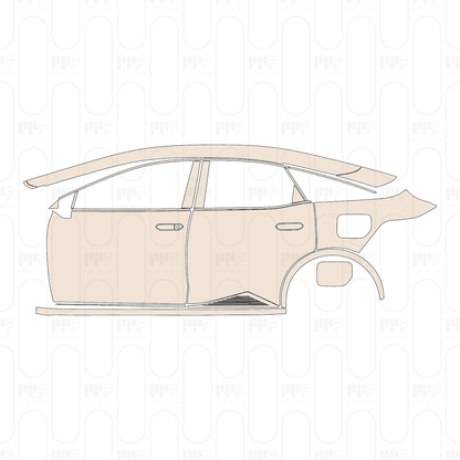 Pre-Cut PPF Toyota bZ3 2024