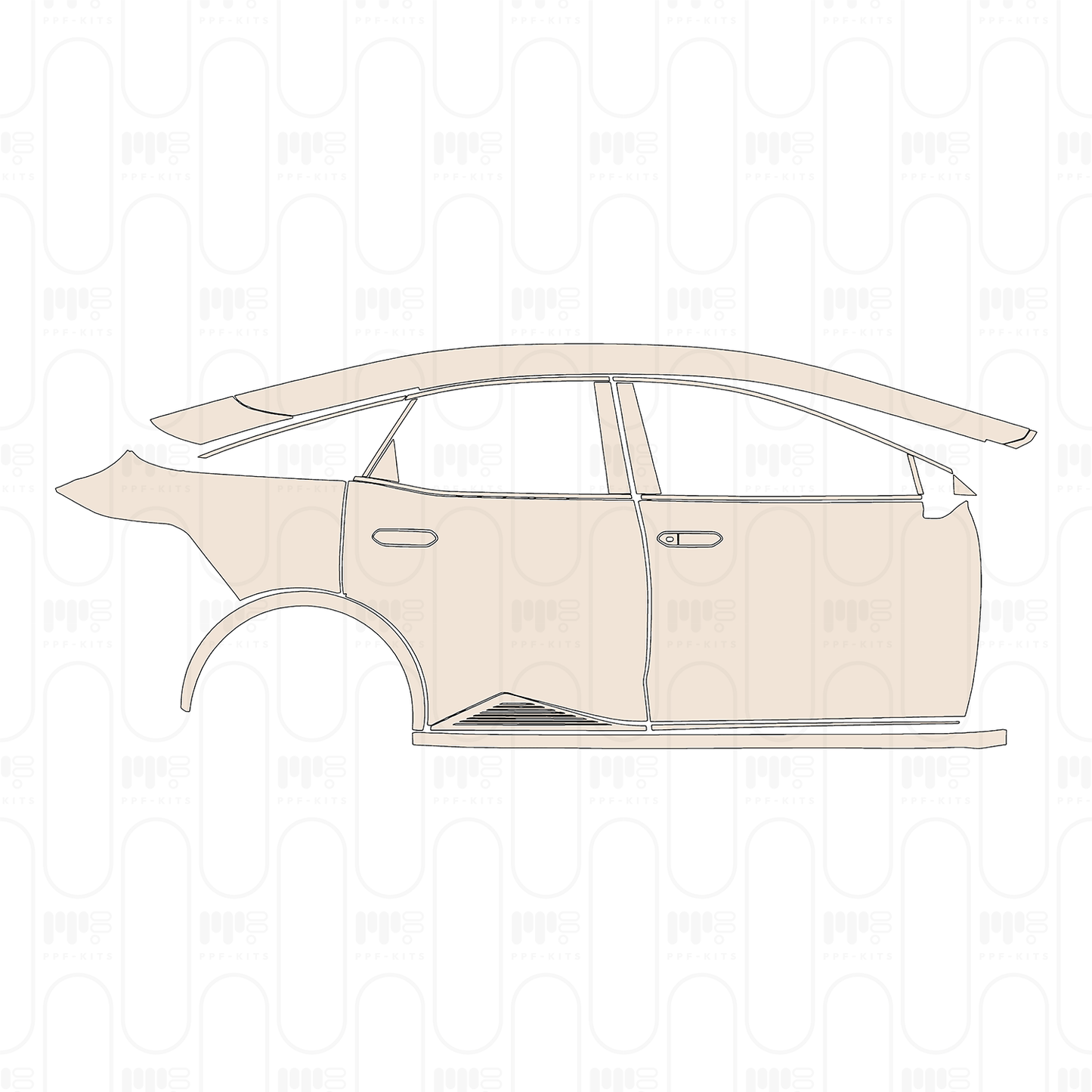 Pre-Cut PPF Toyota bZ3 2024