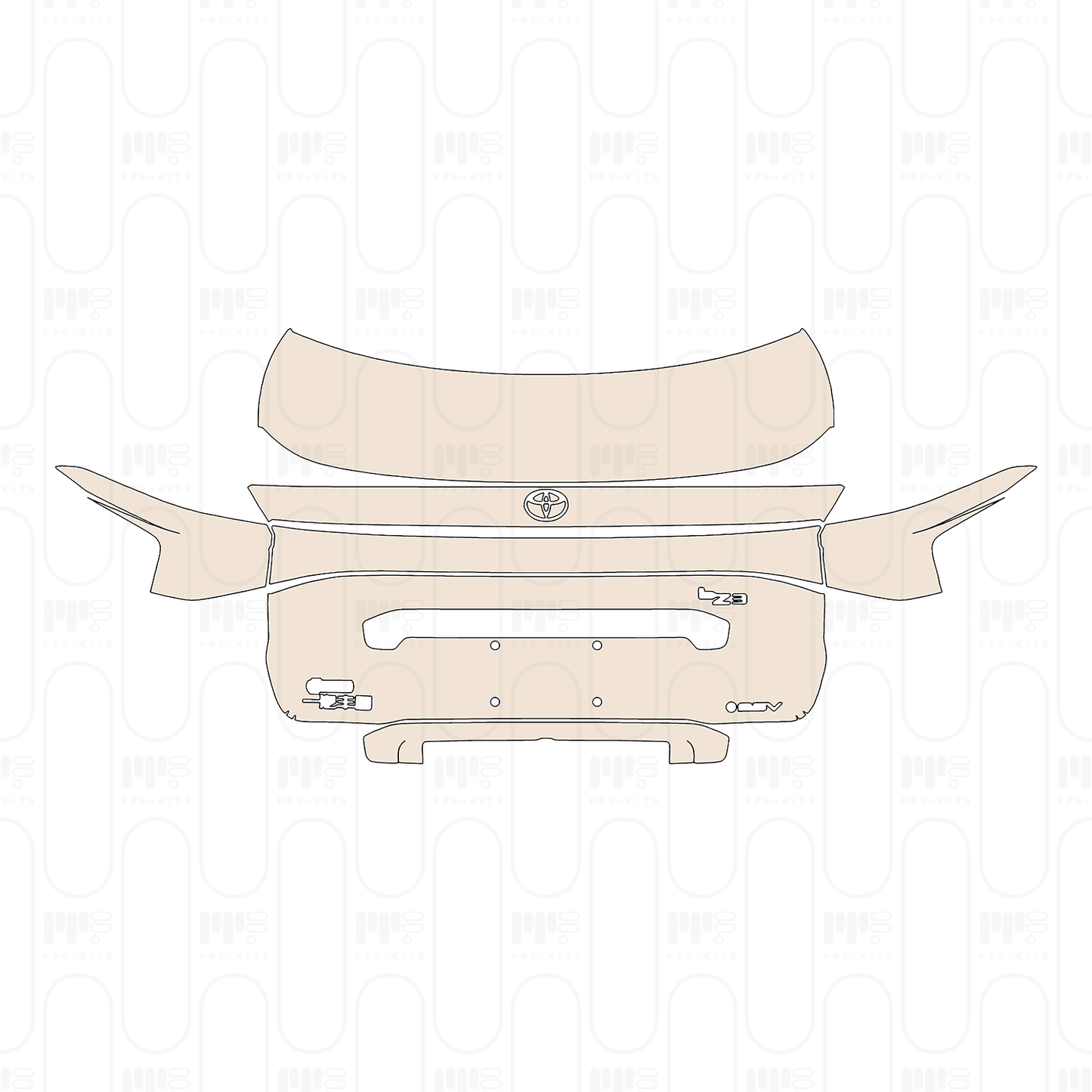 Pre-Cut PPF Toyota bZ3 2024