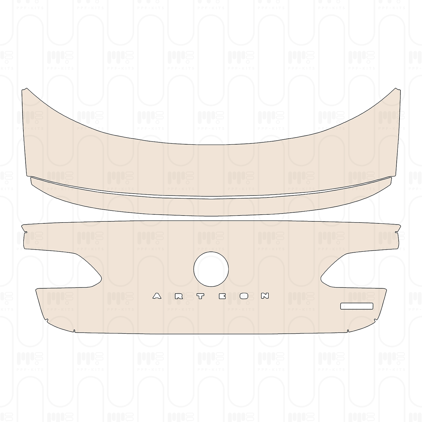 Pre-Cut PPF Volkswagen Arteon Sedan R-Line 2023