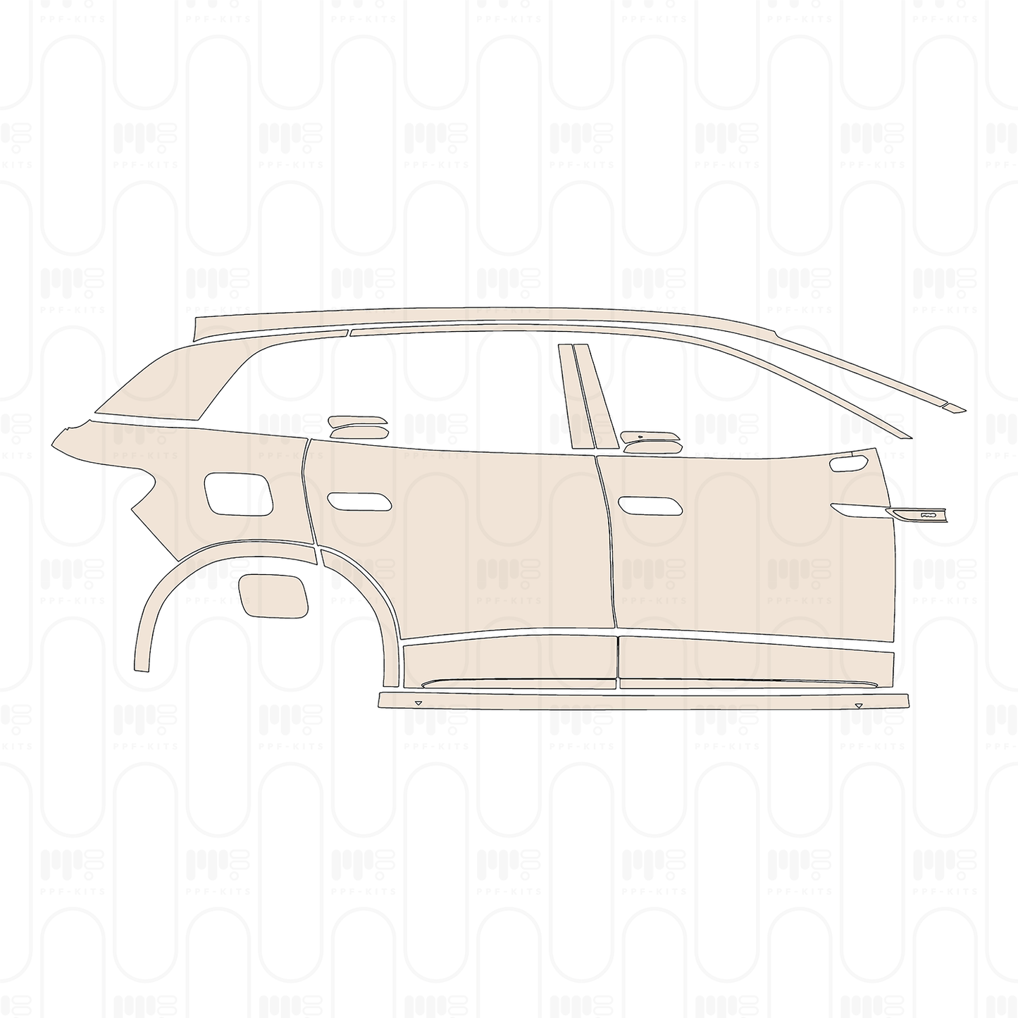 Pre-Cut PPF Volkswagen ID.6 Crozz 2023