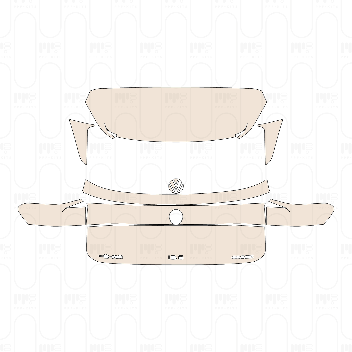 Pre-Cut PPF Volkswagen ID.6 Crozz 2023
