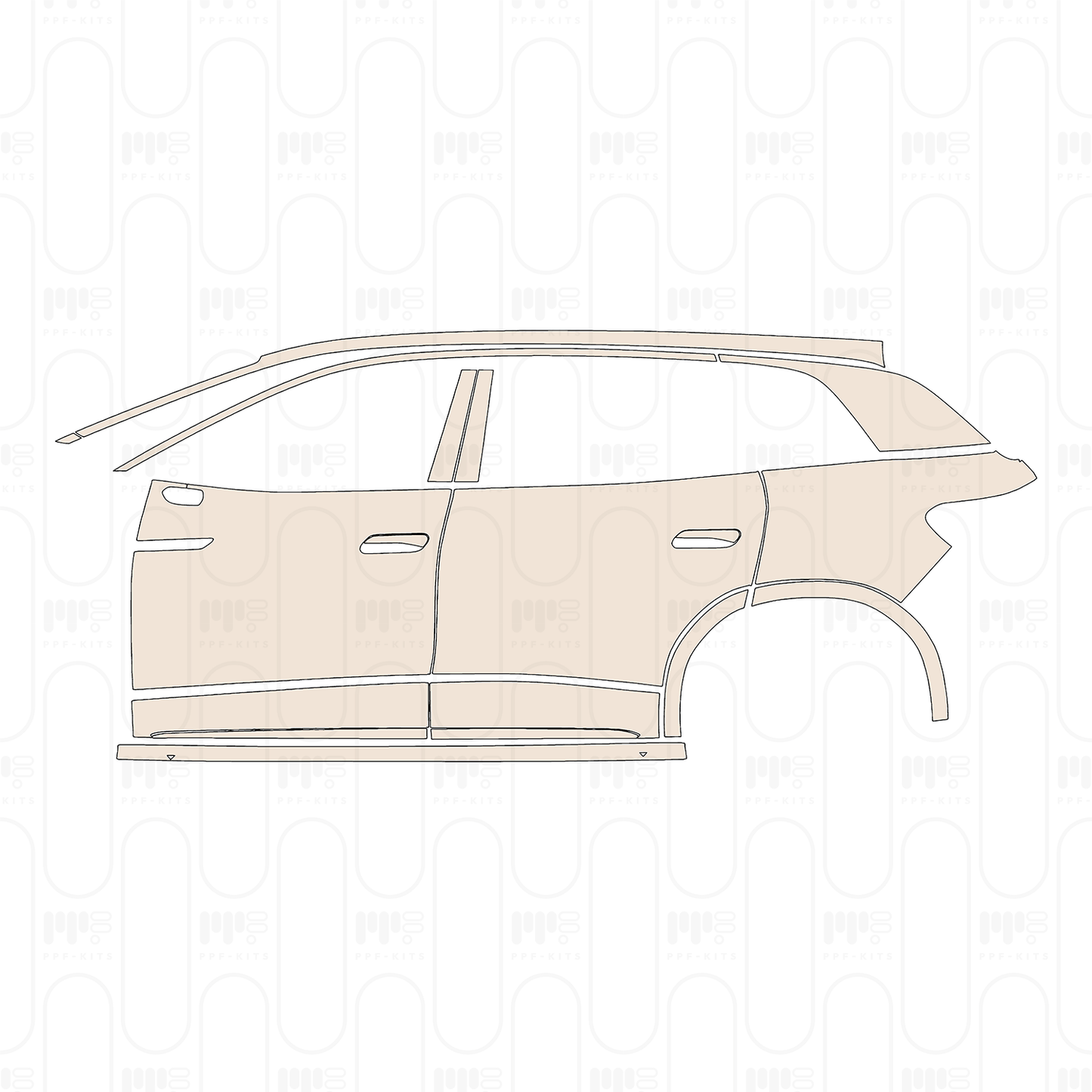Pre-Cut PPF Volkswagen ID.6 X 2023