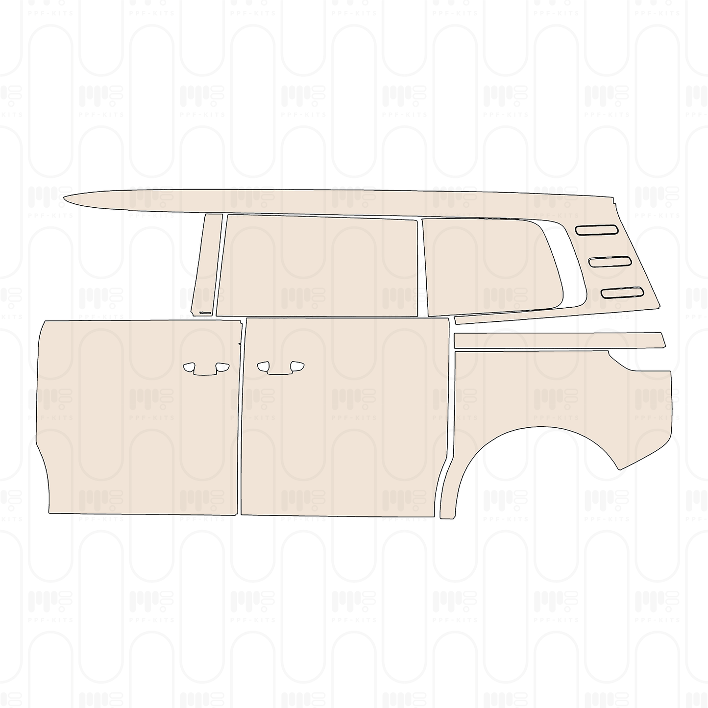 Pre-Cut PPF Volkswagen ID.BUZZ Standard Wheelbase Cargo 2023