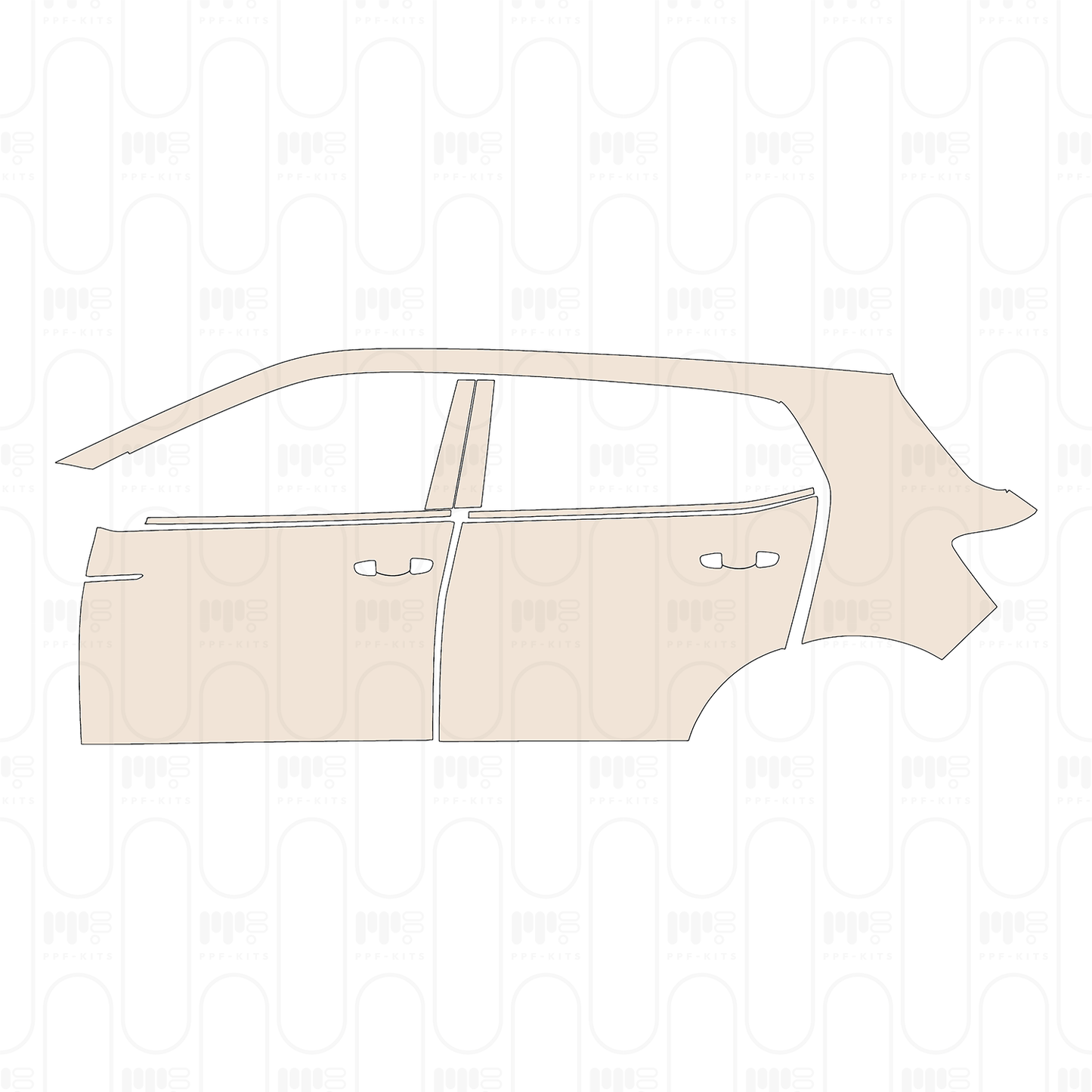 Pre-Cut PPF Volkswagen Tacqua R-Line 2023