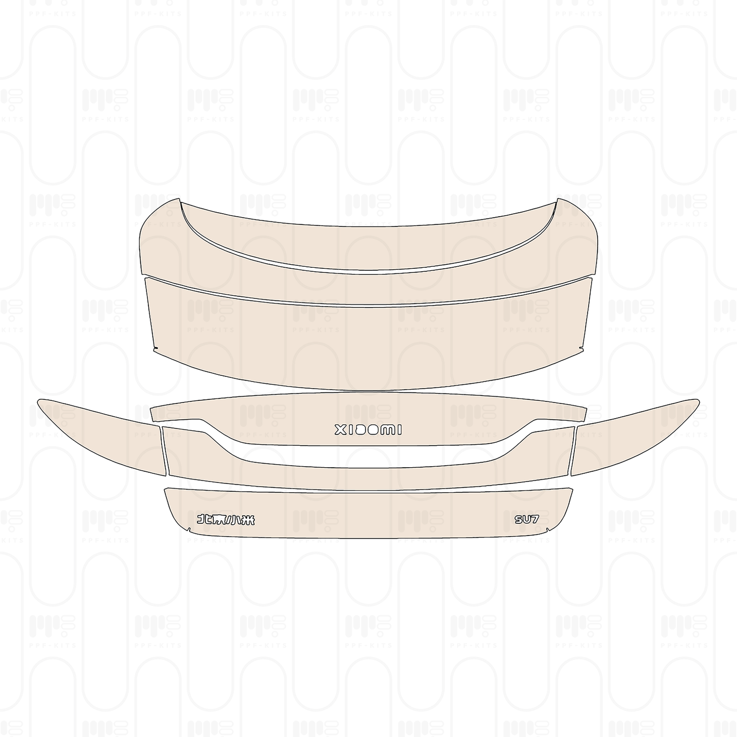Pre-Cut PPF Xiaomi SU7 2024