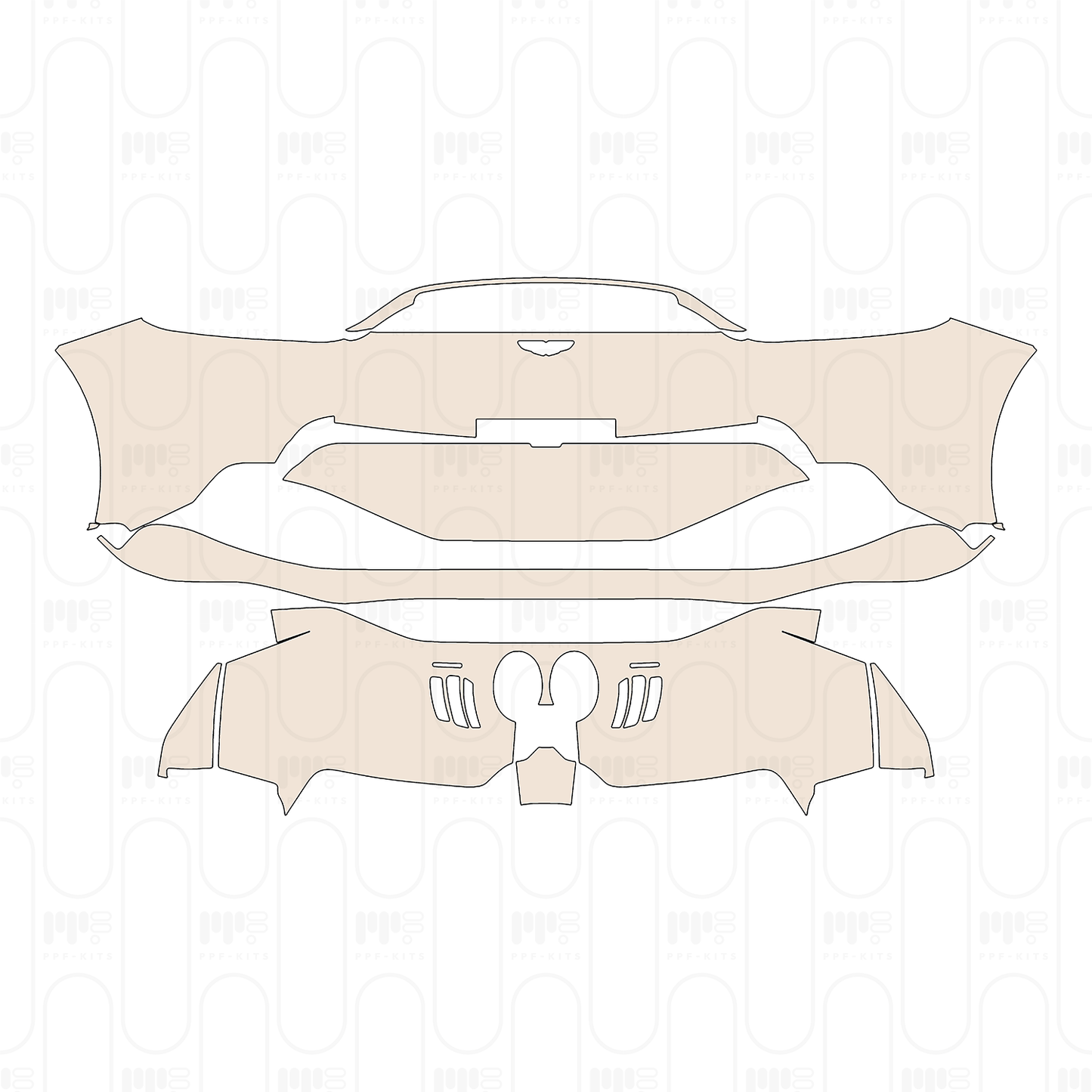 Pre-Cut PPF Aston Martin SPEEDSTER V12 2021