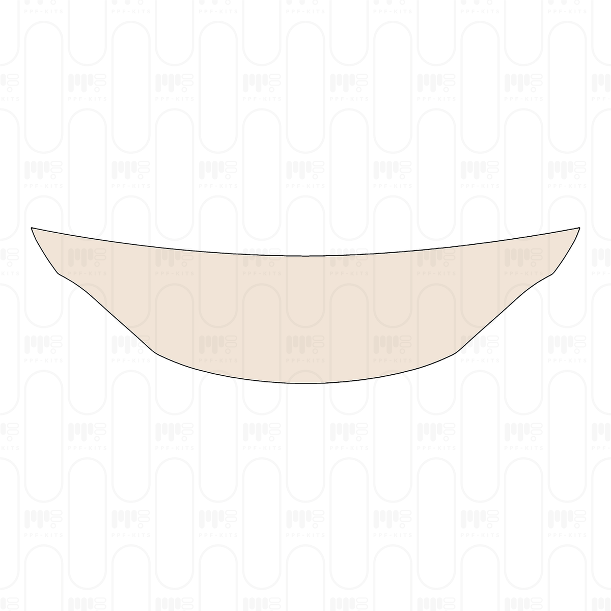 Pre-cut PPF pattern: Hood - Aston Martin